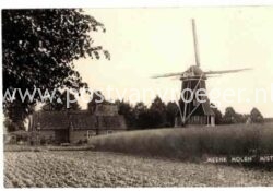 oude fotokaart Winterswijk: Meenk Molen Miste