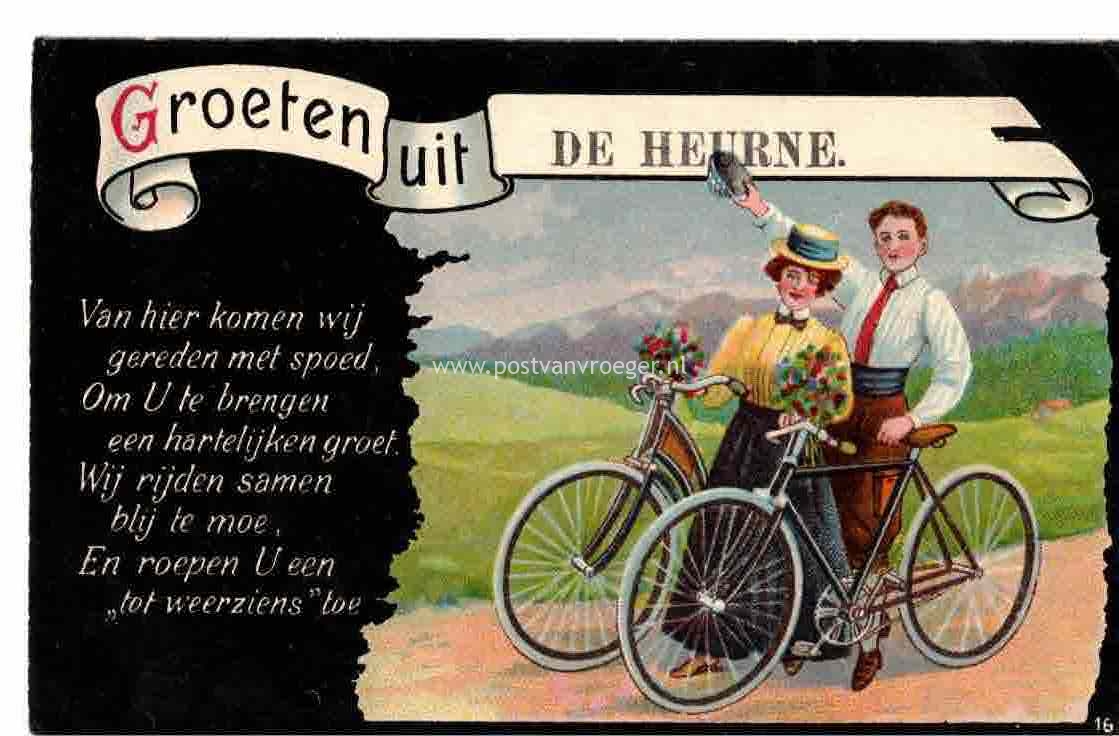 oude ansichtkaarten De Heurne: groeten uit de Heurne