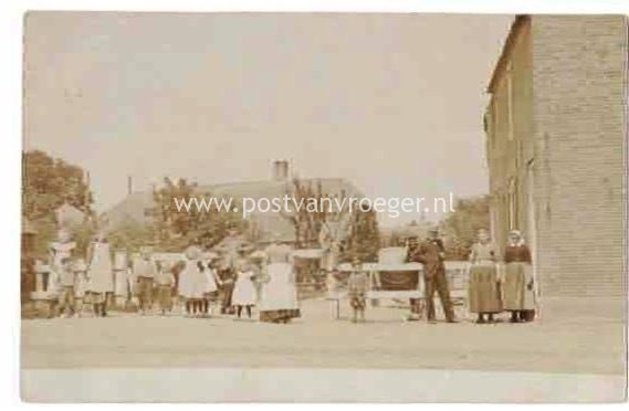oude ansichten Leerbroek: fotokaart Tol aan Kerkweg, ca 1900 (210007)