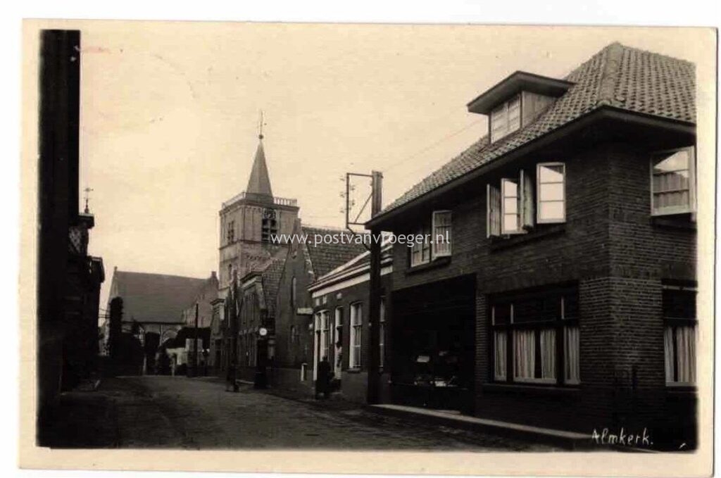 oude ansichtkaarten Almkerk: fotokaart (210104)