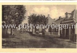 oude ansichtkaarten van Oldebroek: stoomtram in Dorpstraat, niet verzonden (210148)