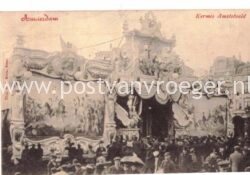 oude ansichtkaarten kermis: kermis Amstelveld, verzonden in 1901 (210169)