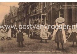 oude ansichtkaarten Amsterdam: momenten uit het Amsterdamse straatleven met draaiorgel (210180)