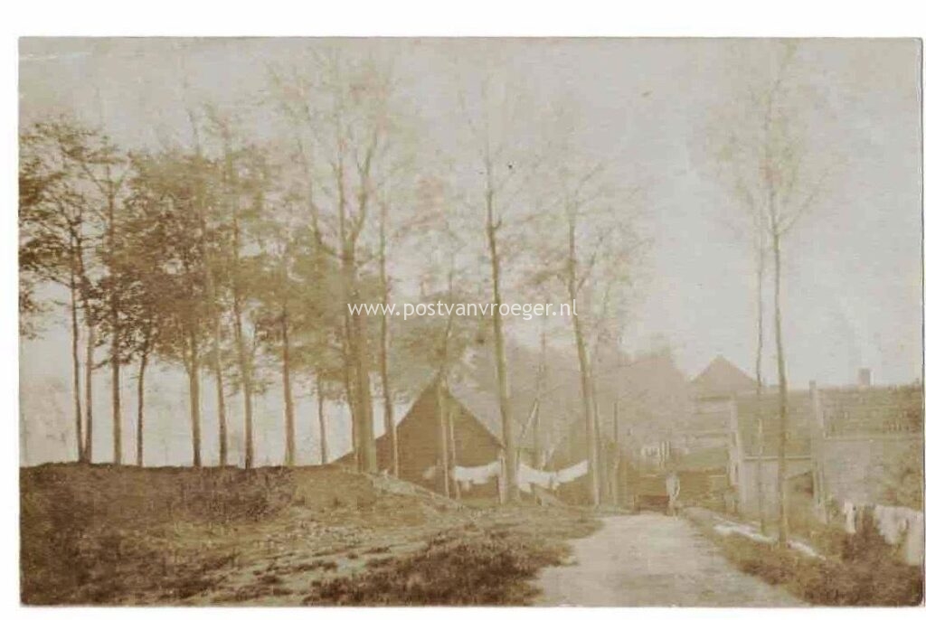 oude ansichtkaarten van Oudewater: Lange Burchwal rond 1871/ afdruk ca 1915 (210218)