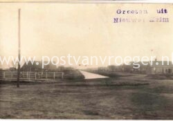oude ansichten Nieuwe Krim bij Coevorden: fotokaart gemeentehuis (220007)