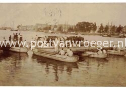 oude ansichten Zwijndrecht: fotokaart pontonbrug (220003)