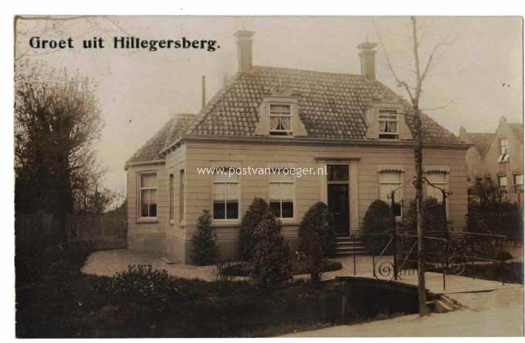 oude ansichten Hillegersberg bij Rotterdam:  fotokaart  (220013)