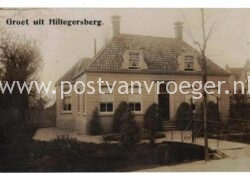 oude ansichten Hillegersberg bij Rotterdam:  fotokaart  (220013)
