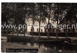 oude ansichten van Nieuwland : fotokaart van foto Tukker (220015)