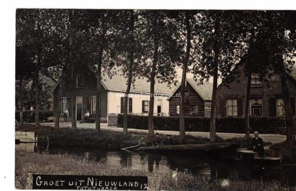 oude ansichten van Nieuwland : fotokaart van foto Tukker (220015)