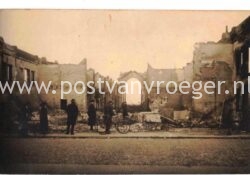 oude ansichtkaarten van Zandvoort:fotokaart na brand   (220049)