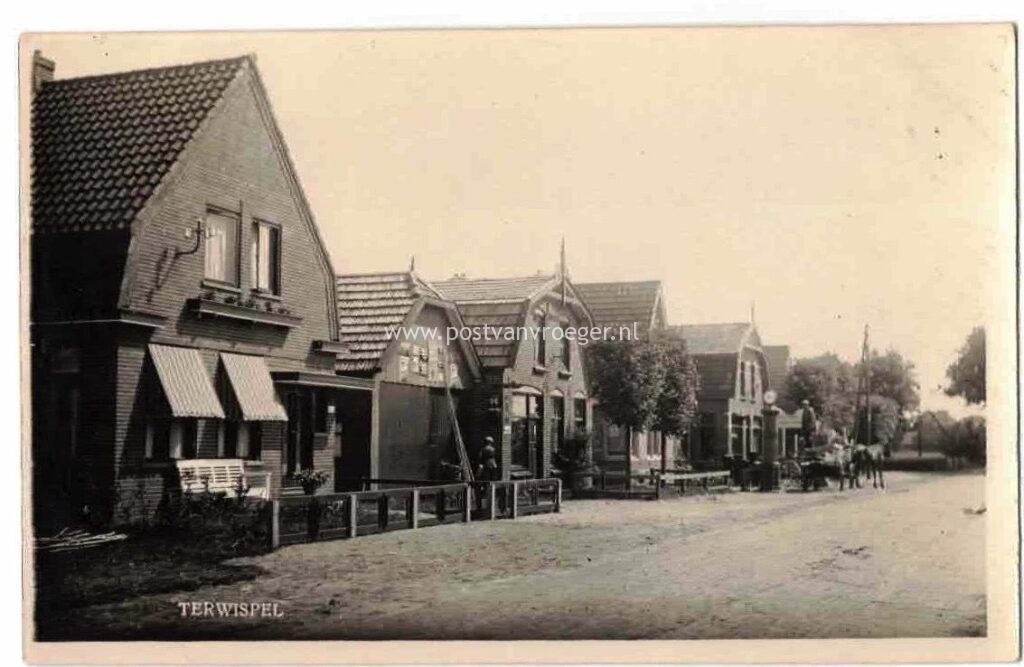 oude ansichtkaarten van Terwispel (Opsterland) : Bromografia fotokaart(220059)