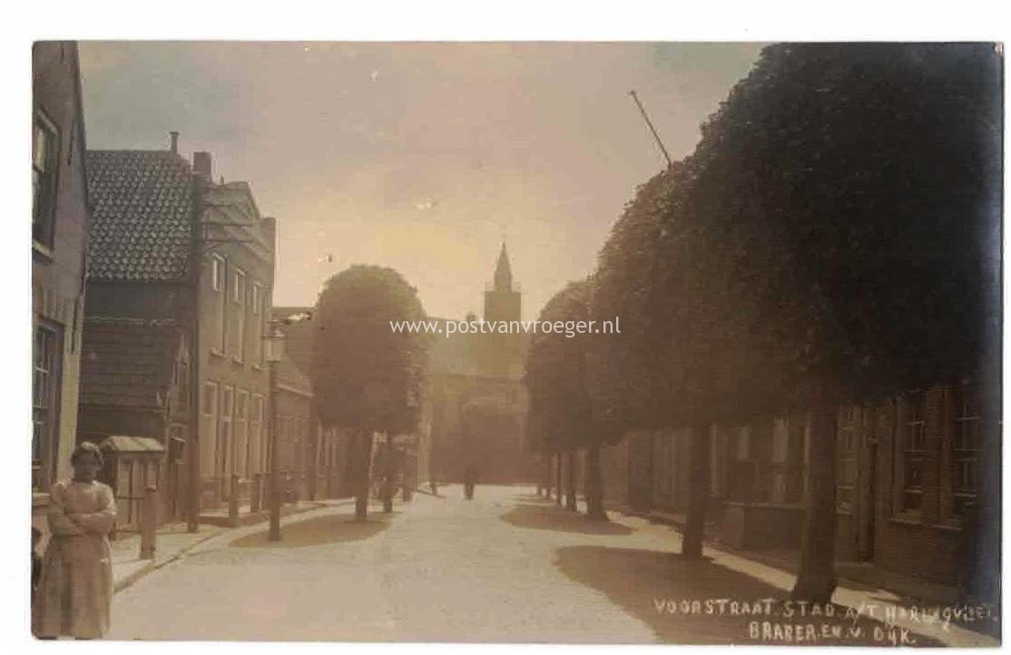 oude ansichtkaarten van Stad Aan 't Haringvliet : fotokaart Voorstraat (220061)