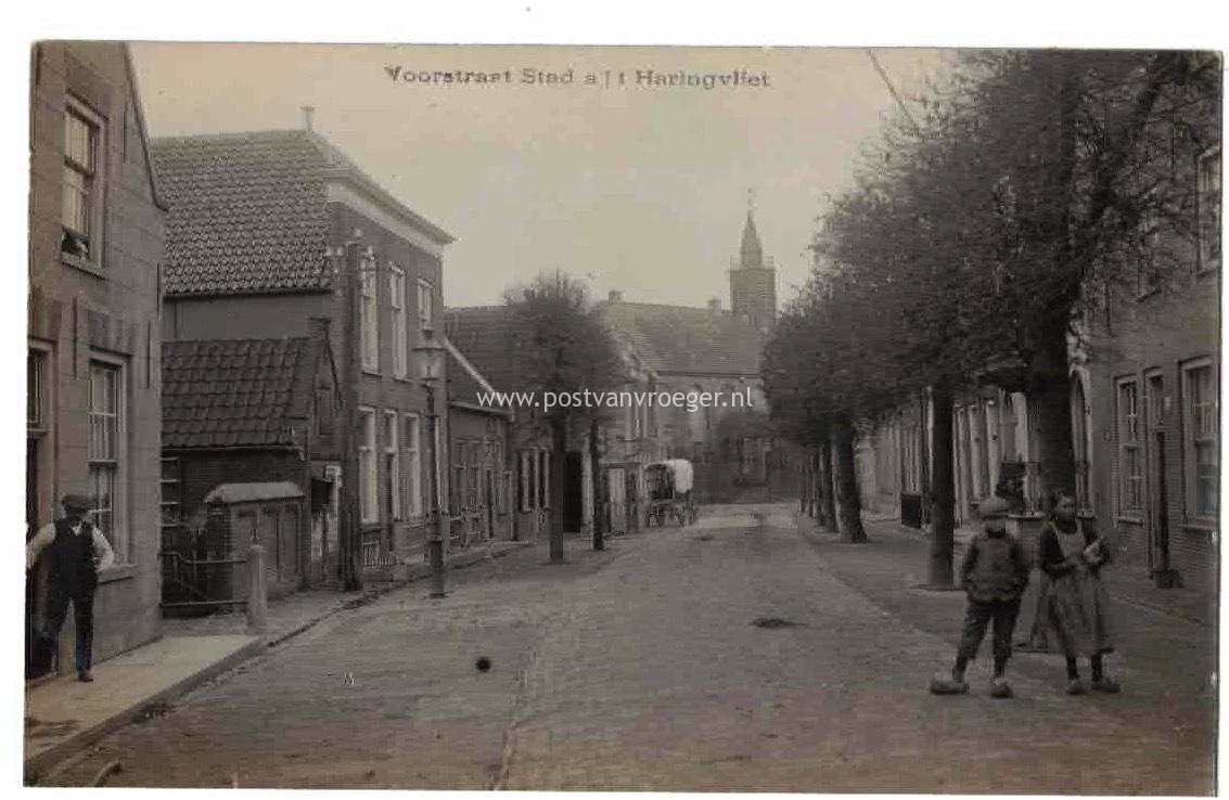oude ansichtkaarten Stad Aan 't Haringvliet : fotokaart Voorstraat (220062)