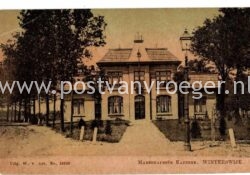 oude ansichtkaarten Winterswijk: tulpkaart Marechaussee Kazerne  